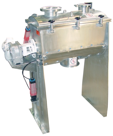 Double Shaft Paddle Mixer with Heating Jacket and Liquid Spray