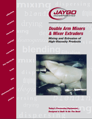Double Arm Mixers & Mixer Extruders