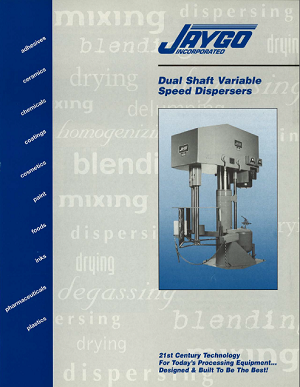 Dual Shaft Variable Speed Mixers
