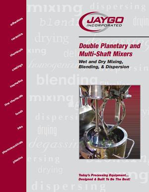 Planetary & Multi-Shaft Mixers Brochure